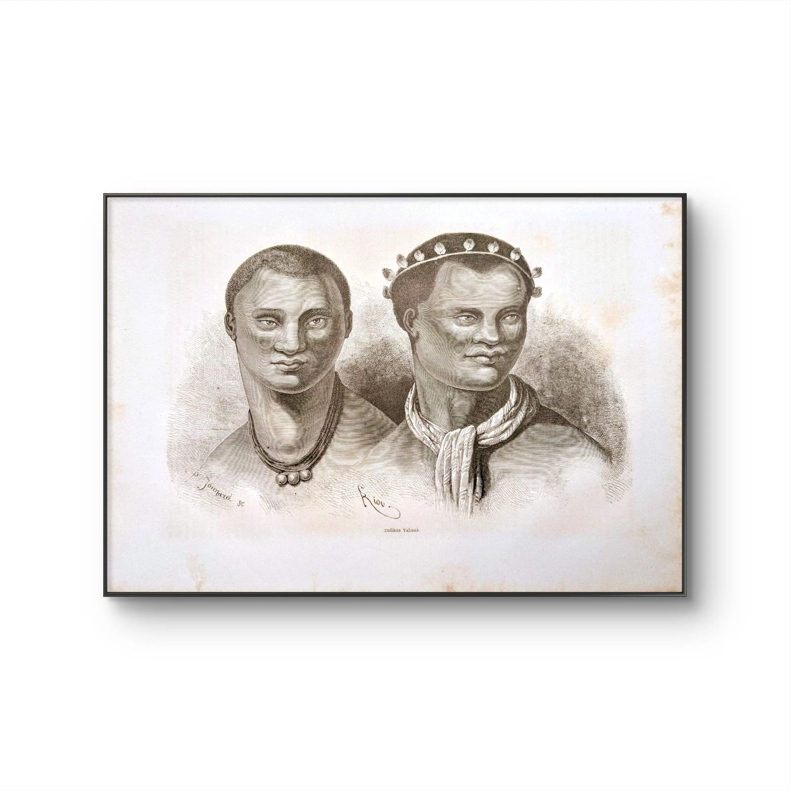 Indiens Yaguas. Ilustração impressa em 1866. – photo 6